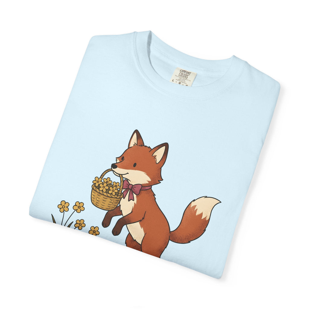 Fox Basket Shirt Easter Animal Unisex Gift Cute Tee product image 8