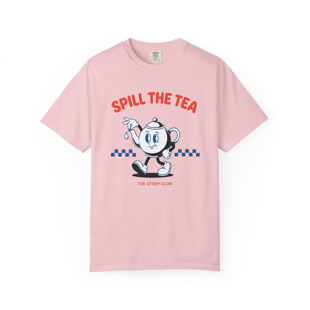 Kettle Mascot Shirt Tea Joke Unisex Gift Comic Tee Teapot T-Shirt Tea Fan