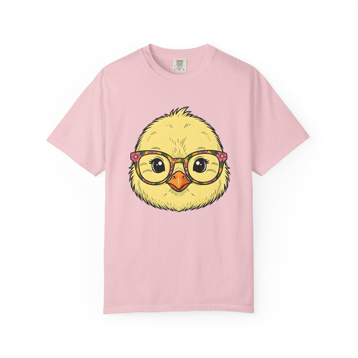 Chick Face Shirt Easter Animal Gift for Women Cartoon Tee product image 3