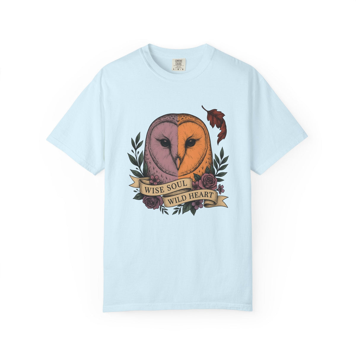 Owl Head Shirt Halloween Nature Gift Women Tattoo Tee product image 2