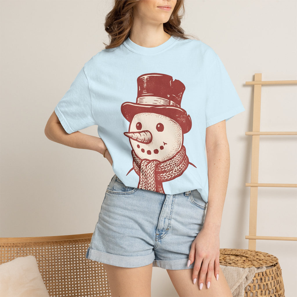 Snowman Illustration Shirt Christmas Holiday Unisex Gift product image 9