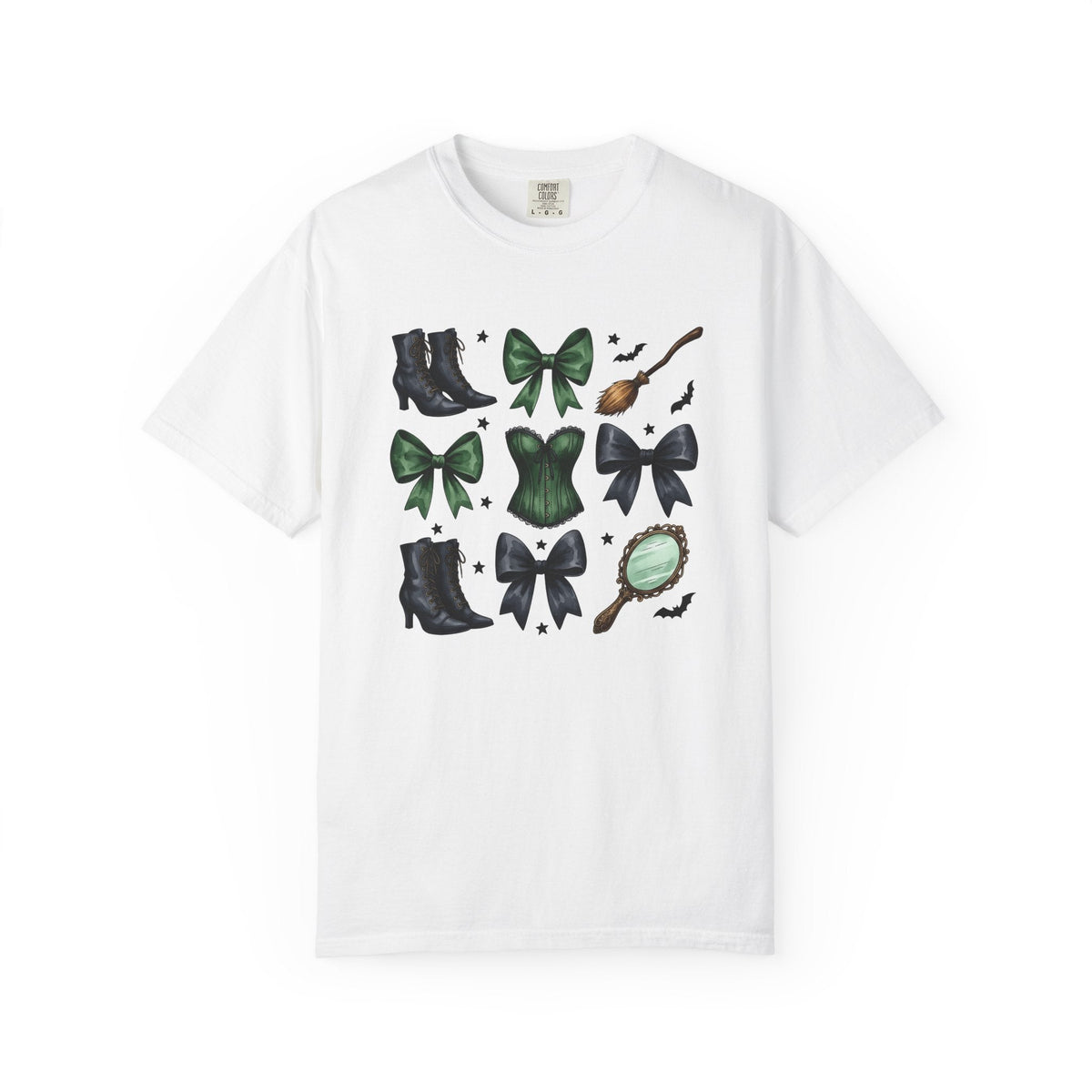 Witch Jewelry Shirt Halloween Magic Unisex Gift Dark Tee Jewelry T-Shirt Horror