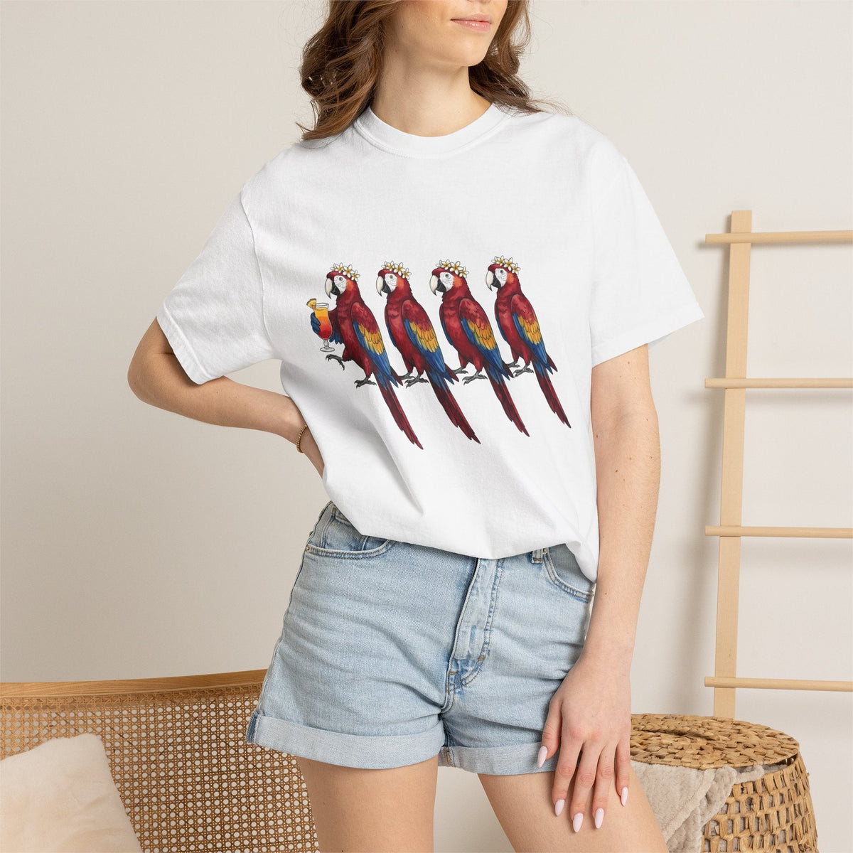 Exotic Bird Shirt Animals Rainforest Unisex Gift Retro Tee product image 6