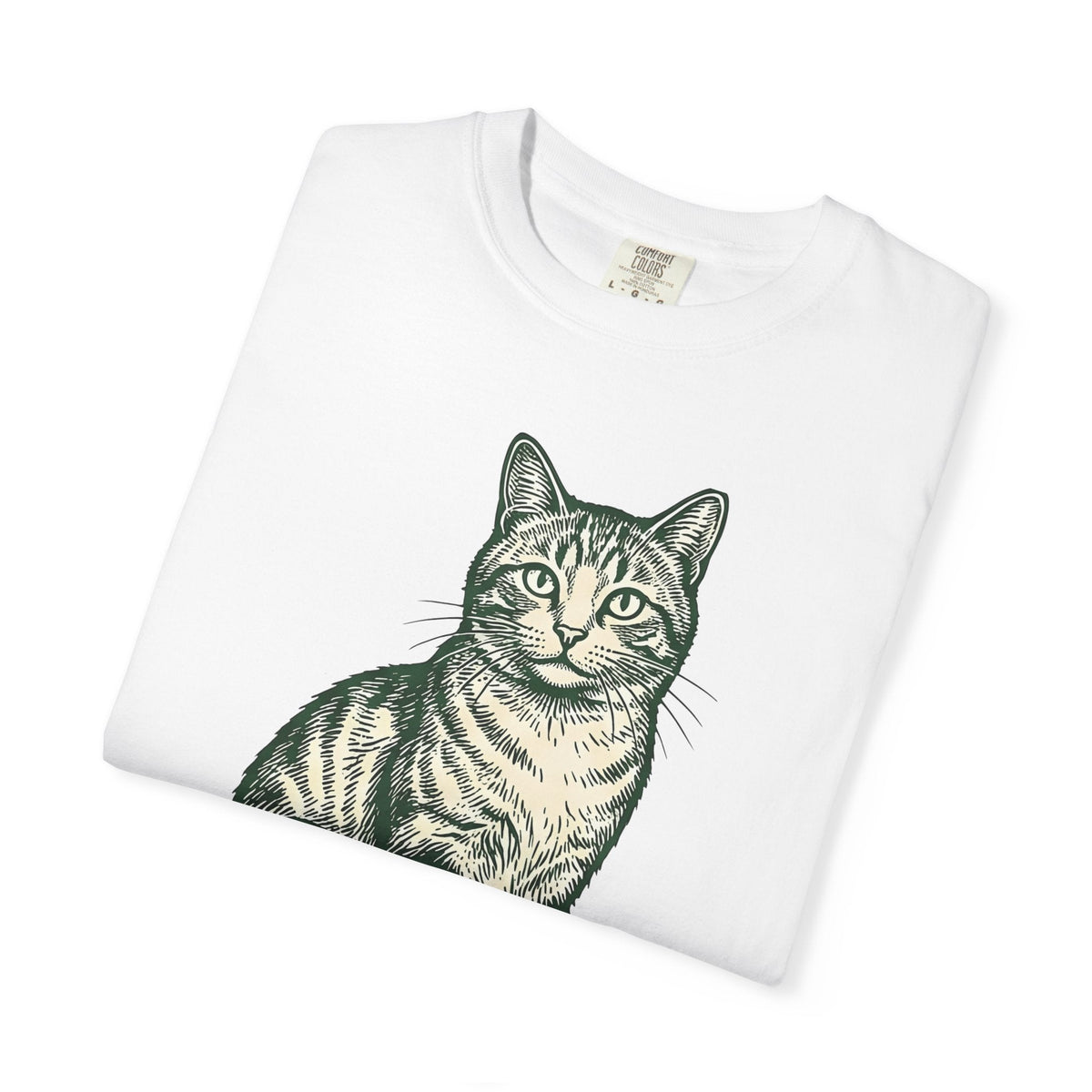 Orange Cat Shirt Wildlife Gift Women Retro Tee Kitty product image 5
