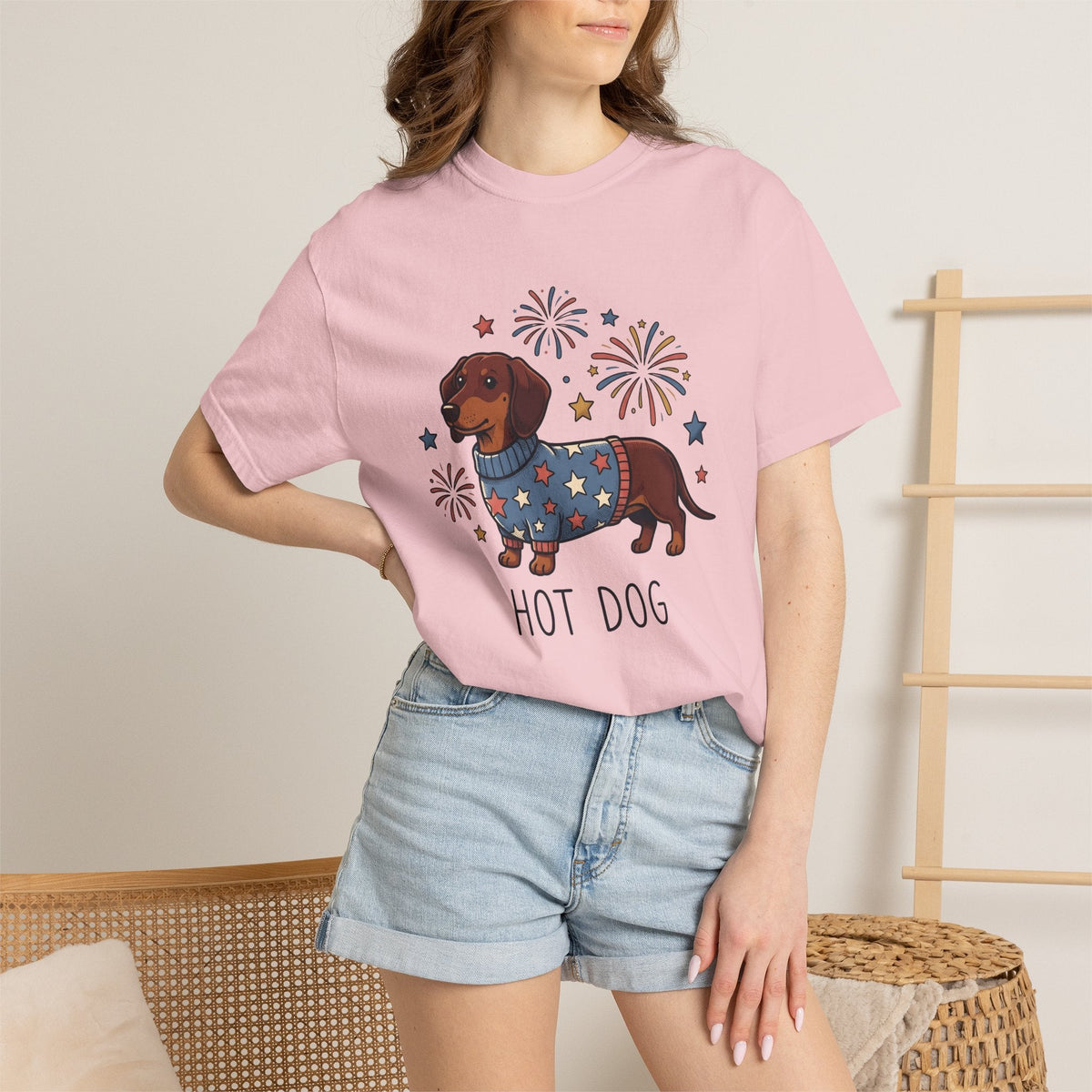 Dachshund Puppy Shirt 4th Of July Pet Owner Gift for Women product image 12