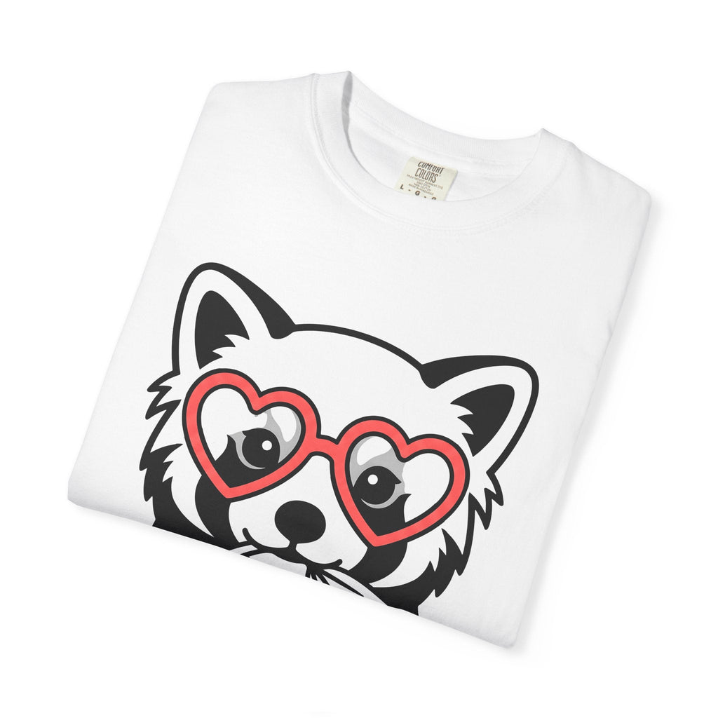Red Panda Shirt Valentine Animal Gift Women Cartoon Tee product image 5