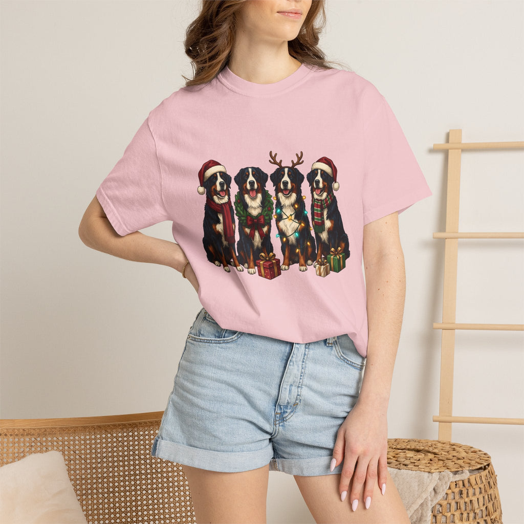 Bernese Mountain Dog Shirt Christmas Gift Women Holiday product image 12