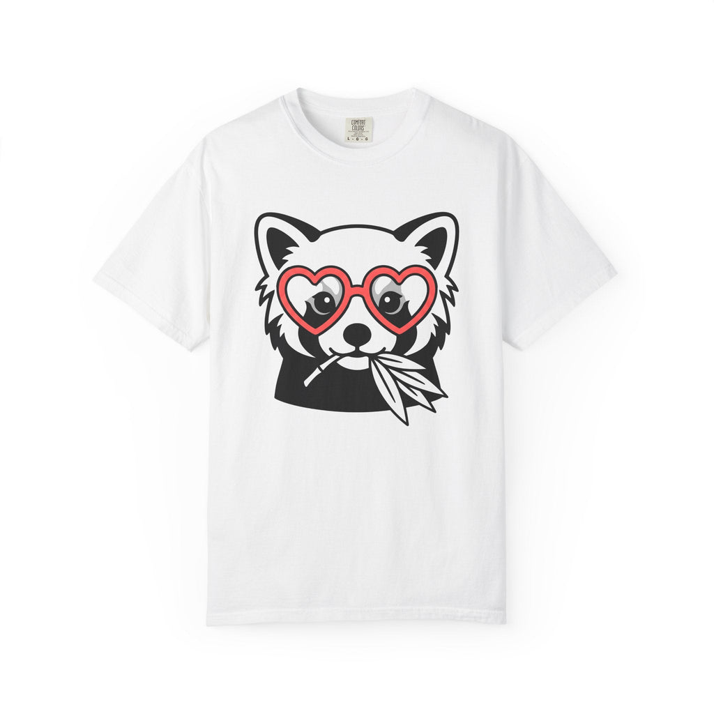 Red Panda Shirt Valentine Animal Gift Women Cartoon Tee product image 1