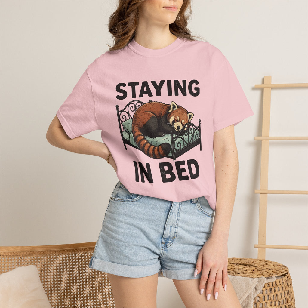 Red Panda Nap Shirt Funny Wildlife Unisex Gift Playful Tee product image 12