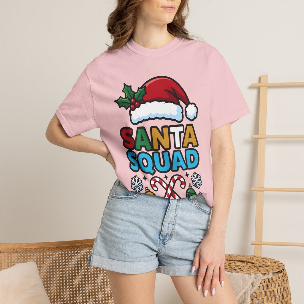 Santa Cap Candy Cartoon T-Shirt – Christmas Festive Design, Unisex Graphic Tee