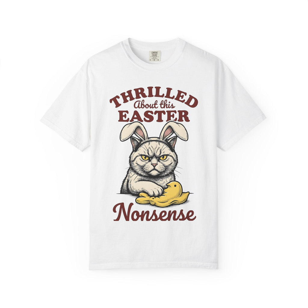 Grumpy Cat Bunny Ears Shirt Easter Humor Unisex Gift product image 1