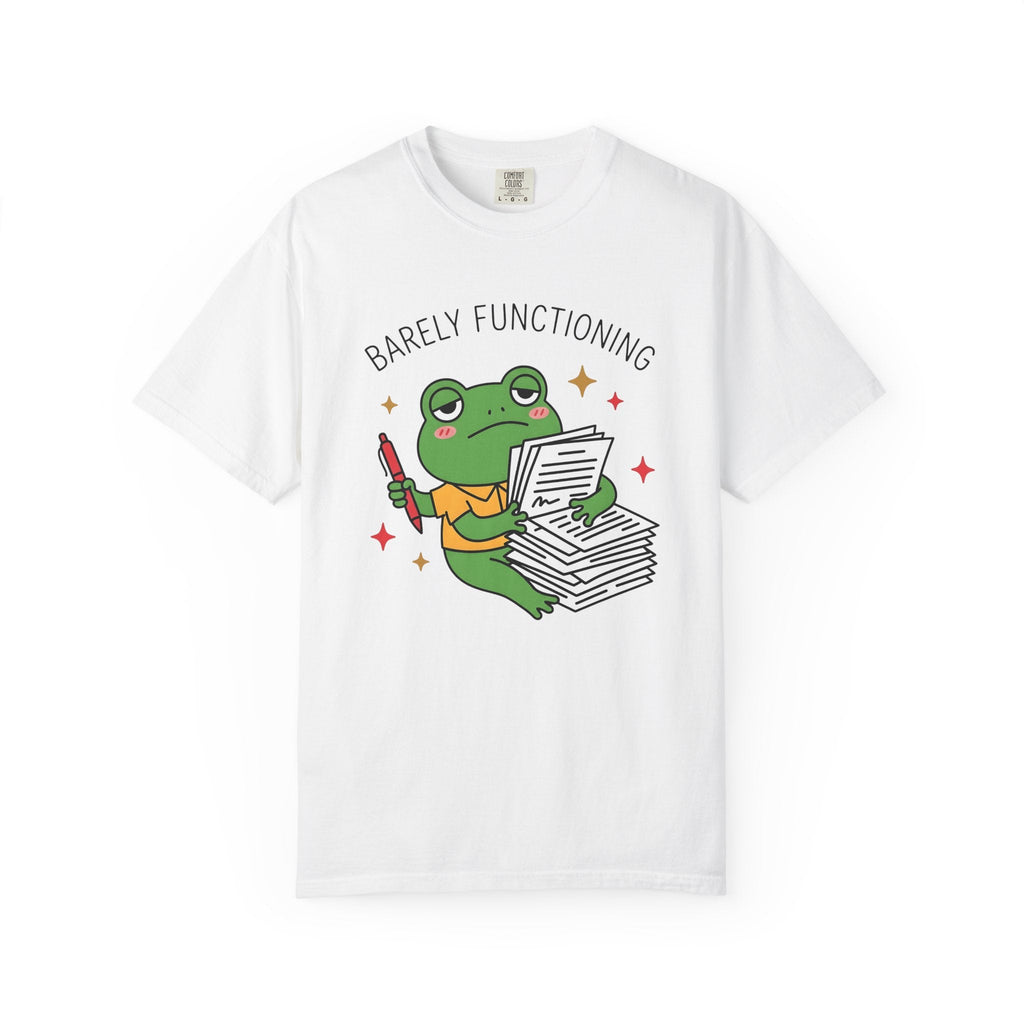 Frog Documents Shirt Teachers Jokes Unisex Gift Cute Tee product image 1