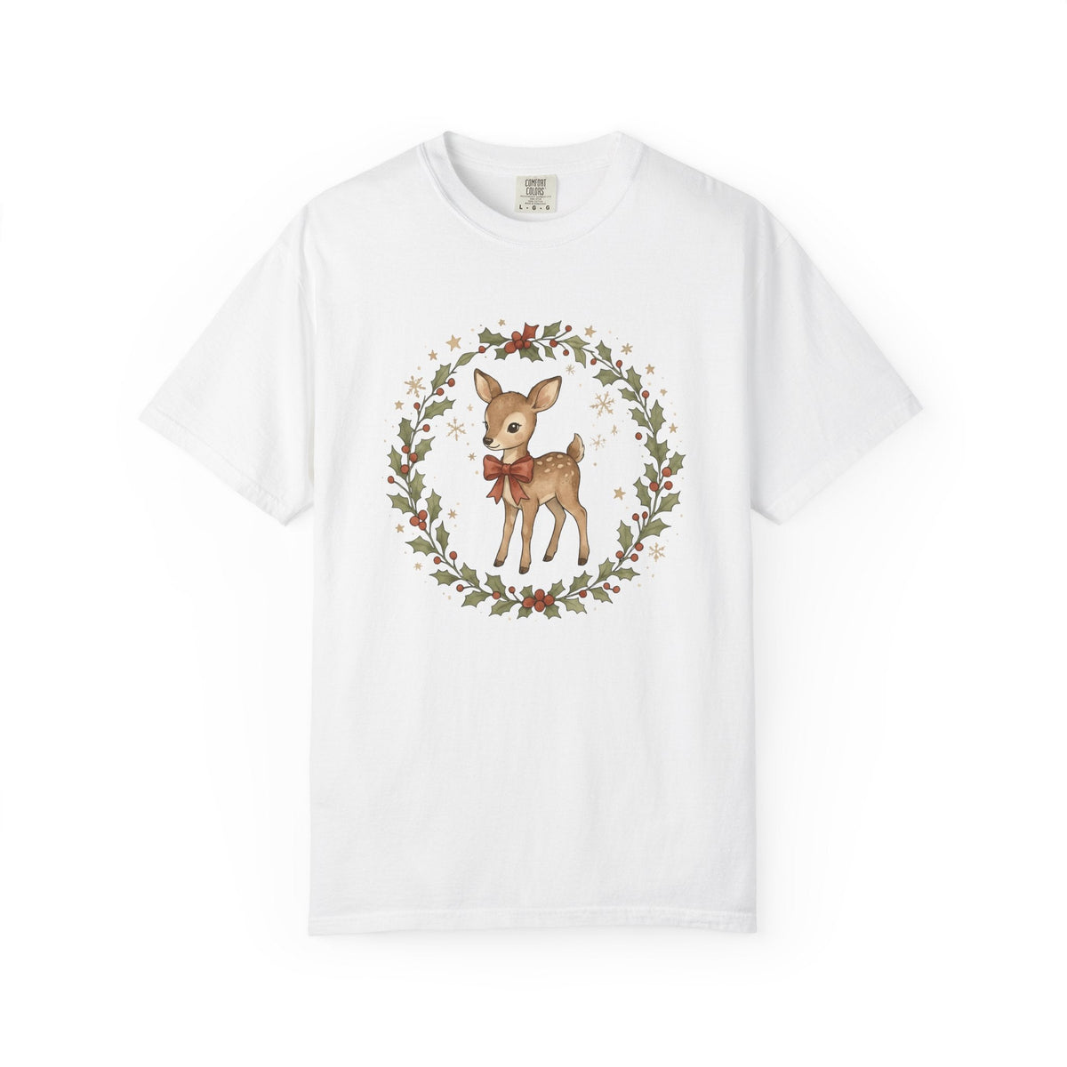 Young Deer Shirt Christmas Timberland Unisex Gift Gouache product image 1