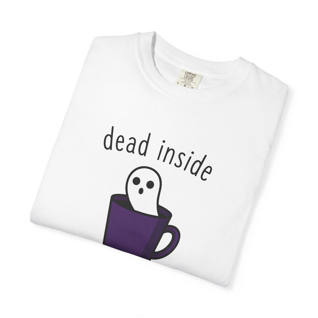 Ghost Coffee Cup Shirt Coffee Humor Unisex Gift Cartoon Tee Coffee Mug T-Shirt