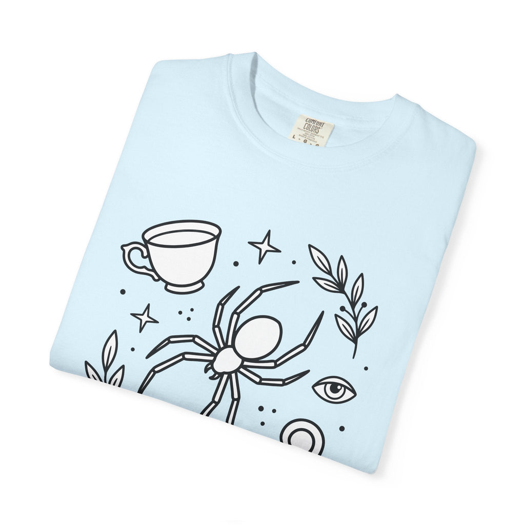 Spider Illustration Shirt Animals & Flowers Dark Unisex product image 8