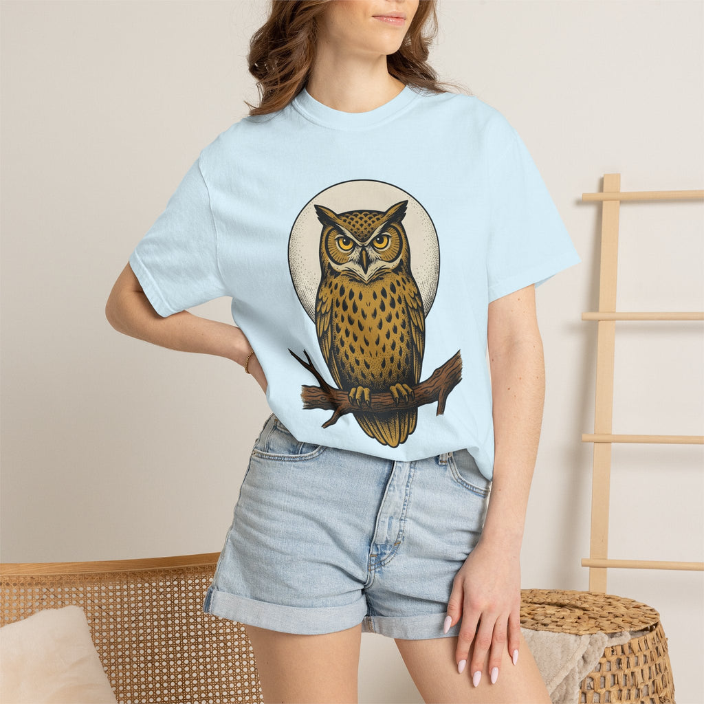 Owl Graphic Shirt Cute Animal Unisex Gift Vintage Tee product image 9