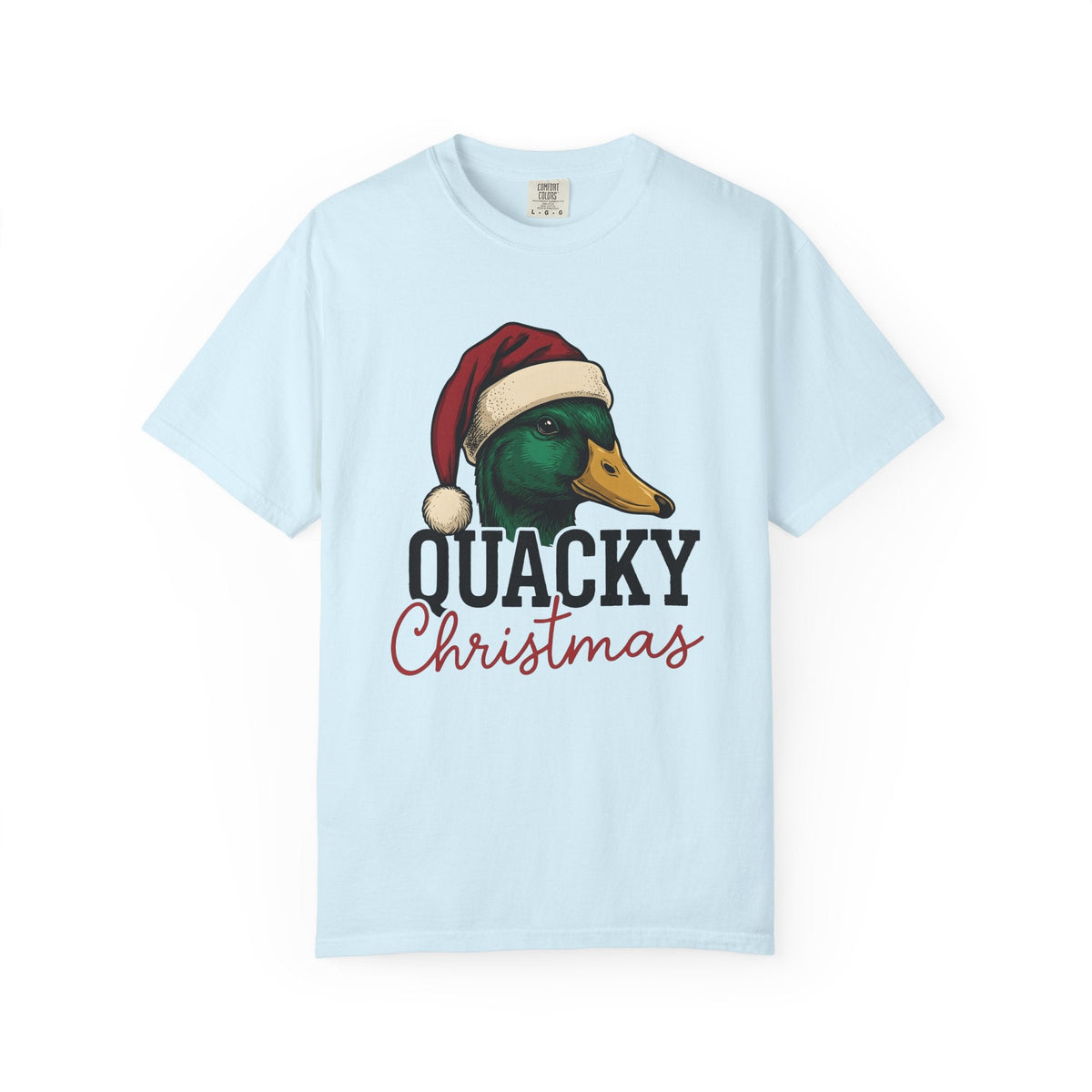 Duck Santa Hat Shirt Christmas Animal Unisex Gift Vintage Tee Mallard T-Shirt