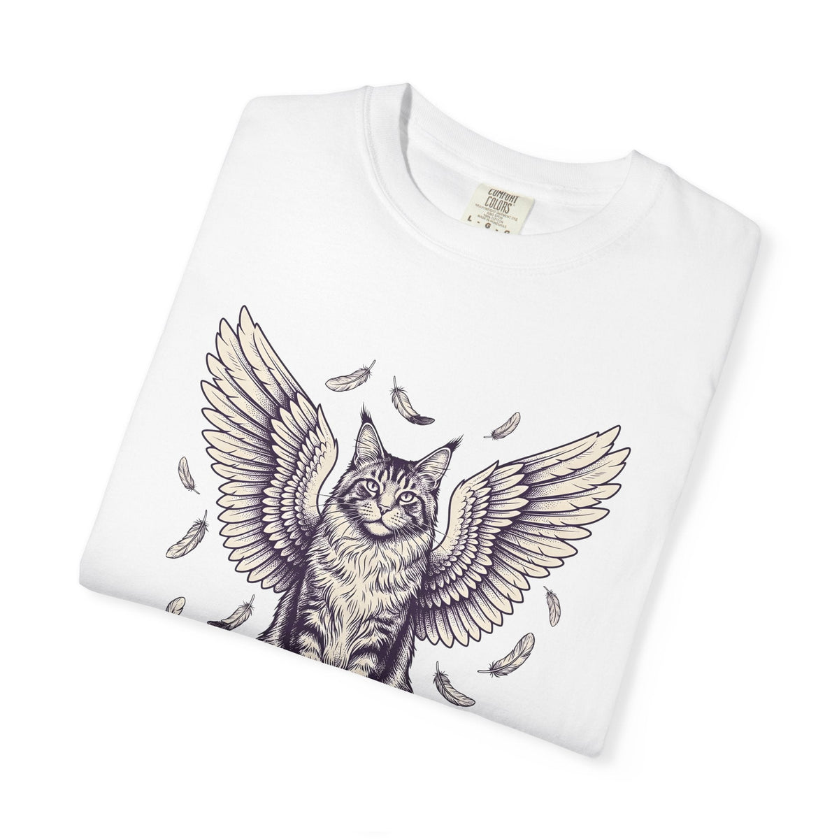 Guardian Cat Shirt Magical Gift Women Cartoon Tee Kitty product image 5