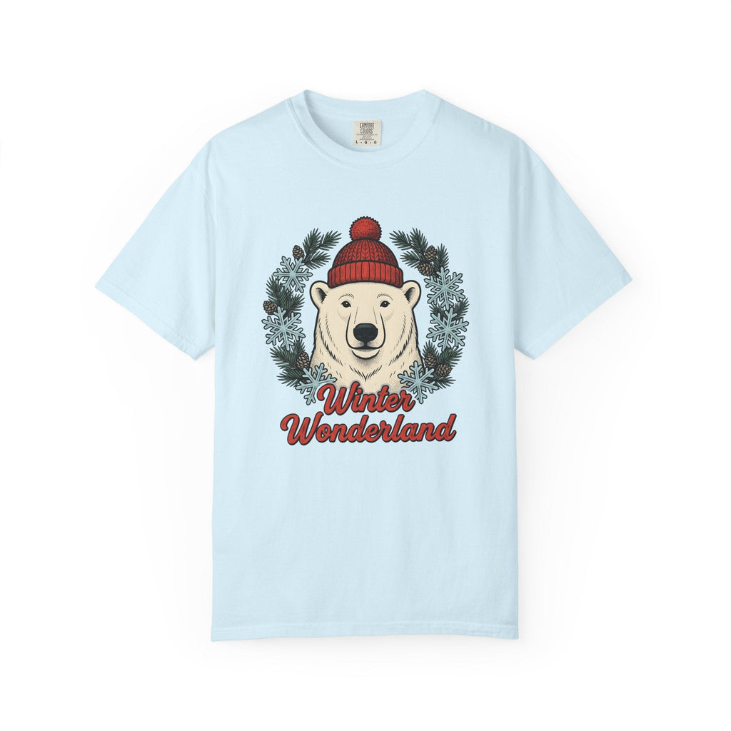 White Bear Shirt Christmas Wildlife Unisex Gift Sketch Tee product image 2