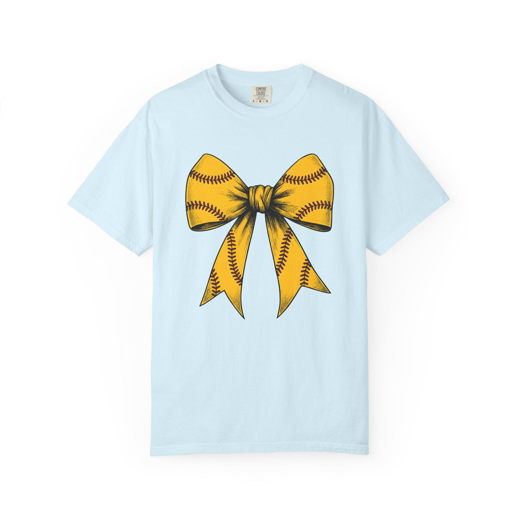 Softball Ribbon Bow Shirt Competition Gift Women Cartoon product image 2