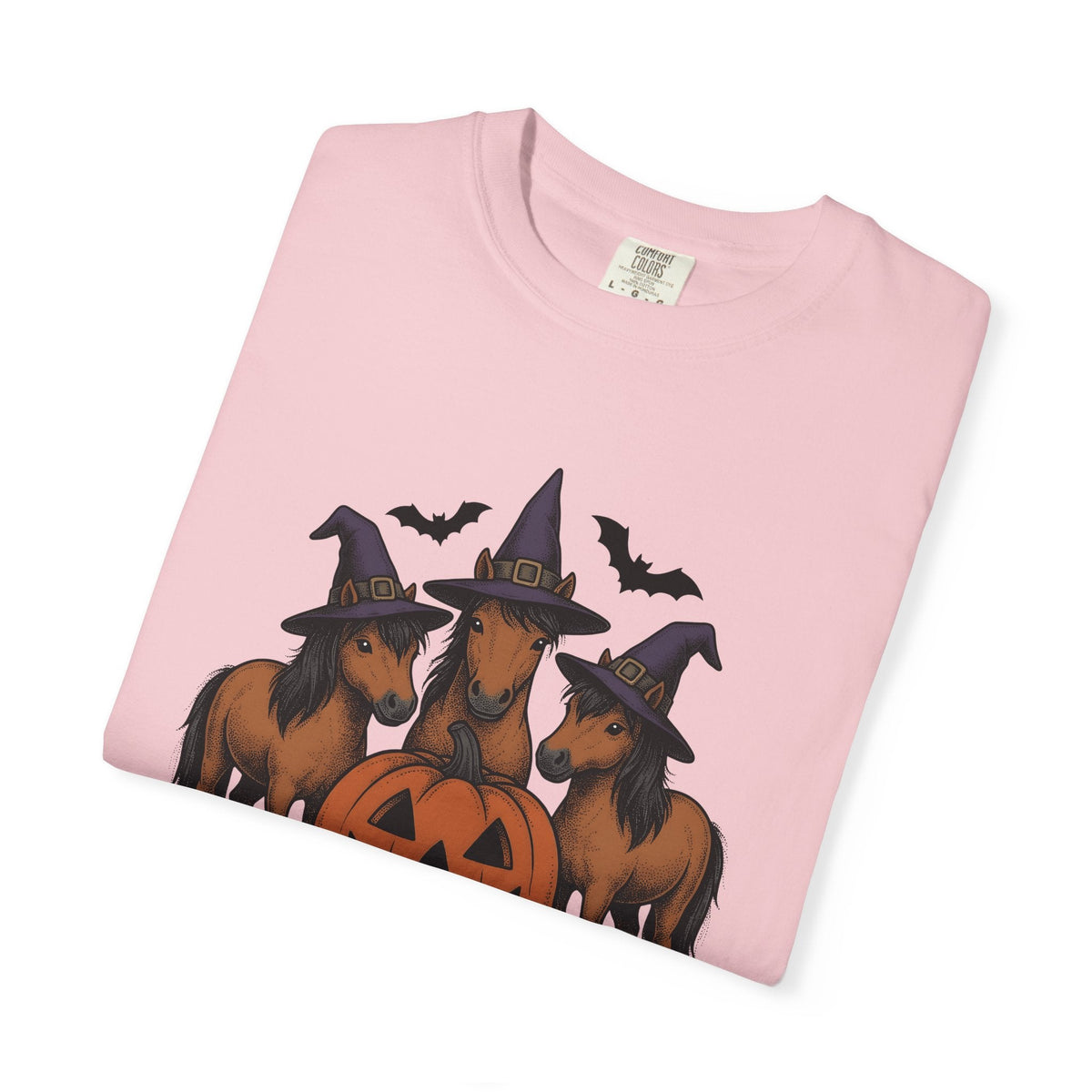 Witch Horse Hat Shirt Halloween Livestock Unisex Gift Classic Tee Sorcery
