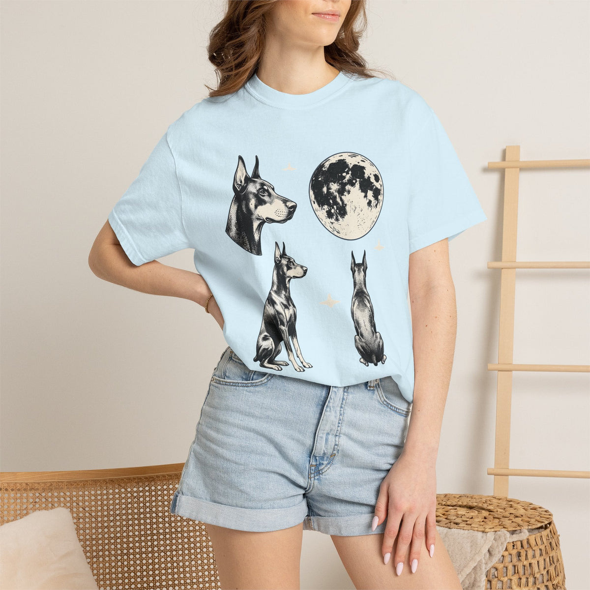 Doberman Canine Shirt Dog Zodiac Unisex Gift Classic Tee product image 9