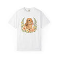 Hare Floral Shirt Easter Critter Unisex Gift Cartoon Tee product image 1