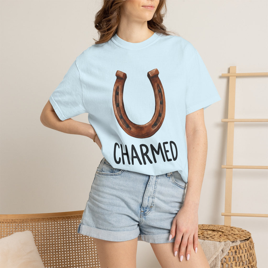 Horseshoe Art Shirt Lucky Cowboy Unisex Gift Tribal Tee product image 9
