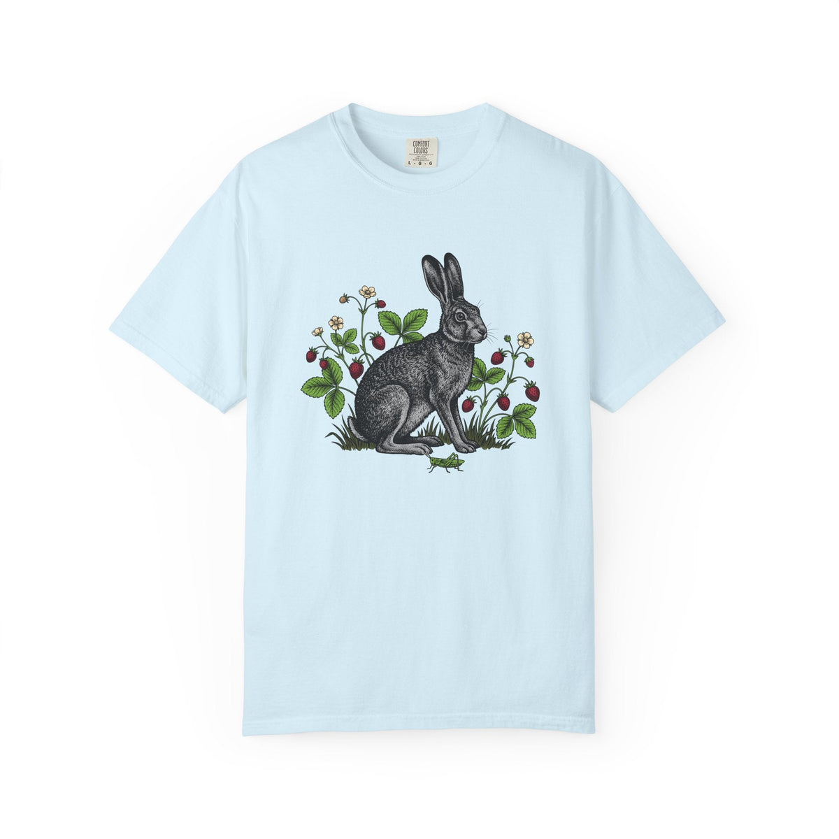 Hare Drawing Shirt Animals Wildlife Unisex Gift Garden Tee product image 2