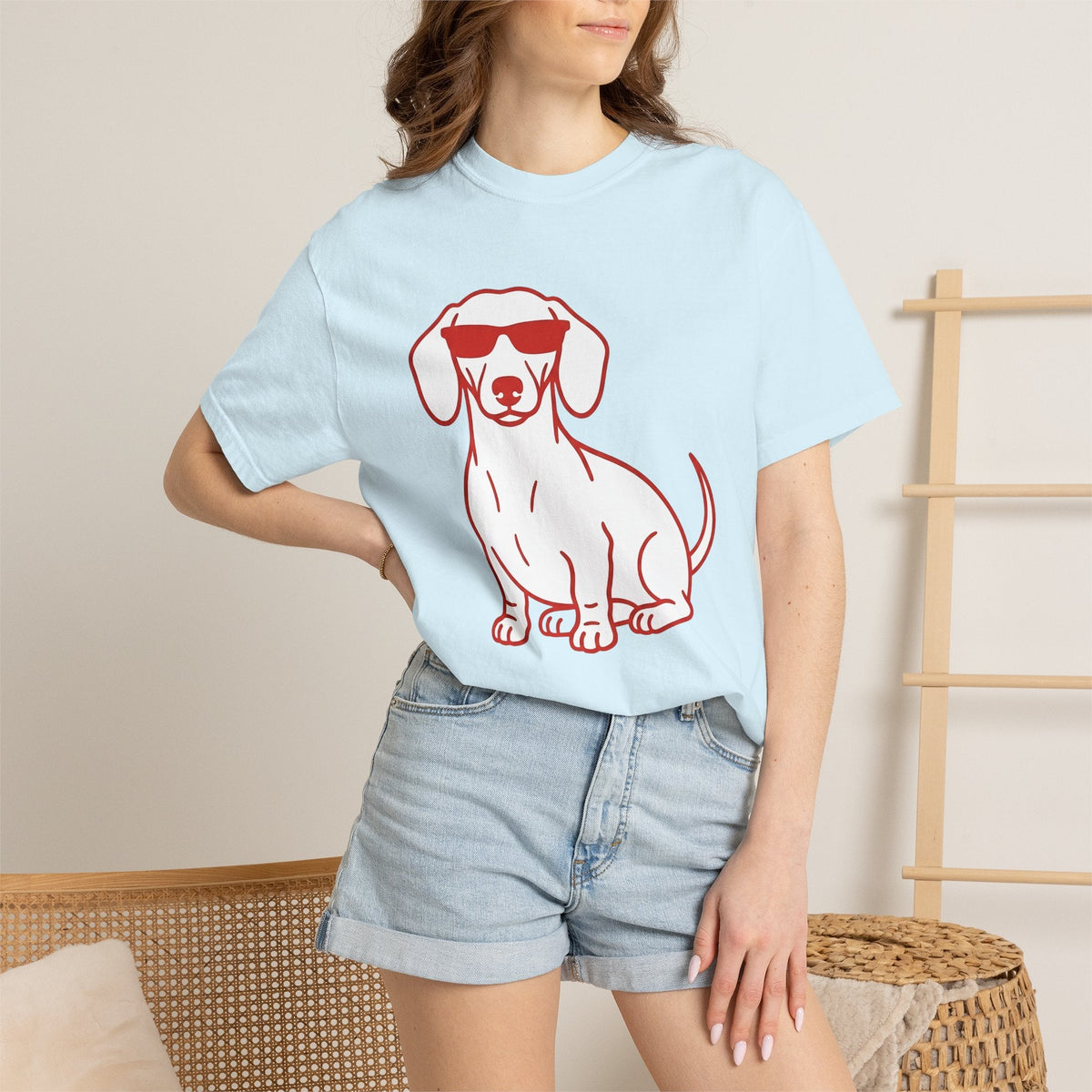 Dachshund Dog Shirt St Valentines Day Pet Gift Women product image 9