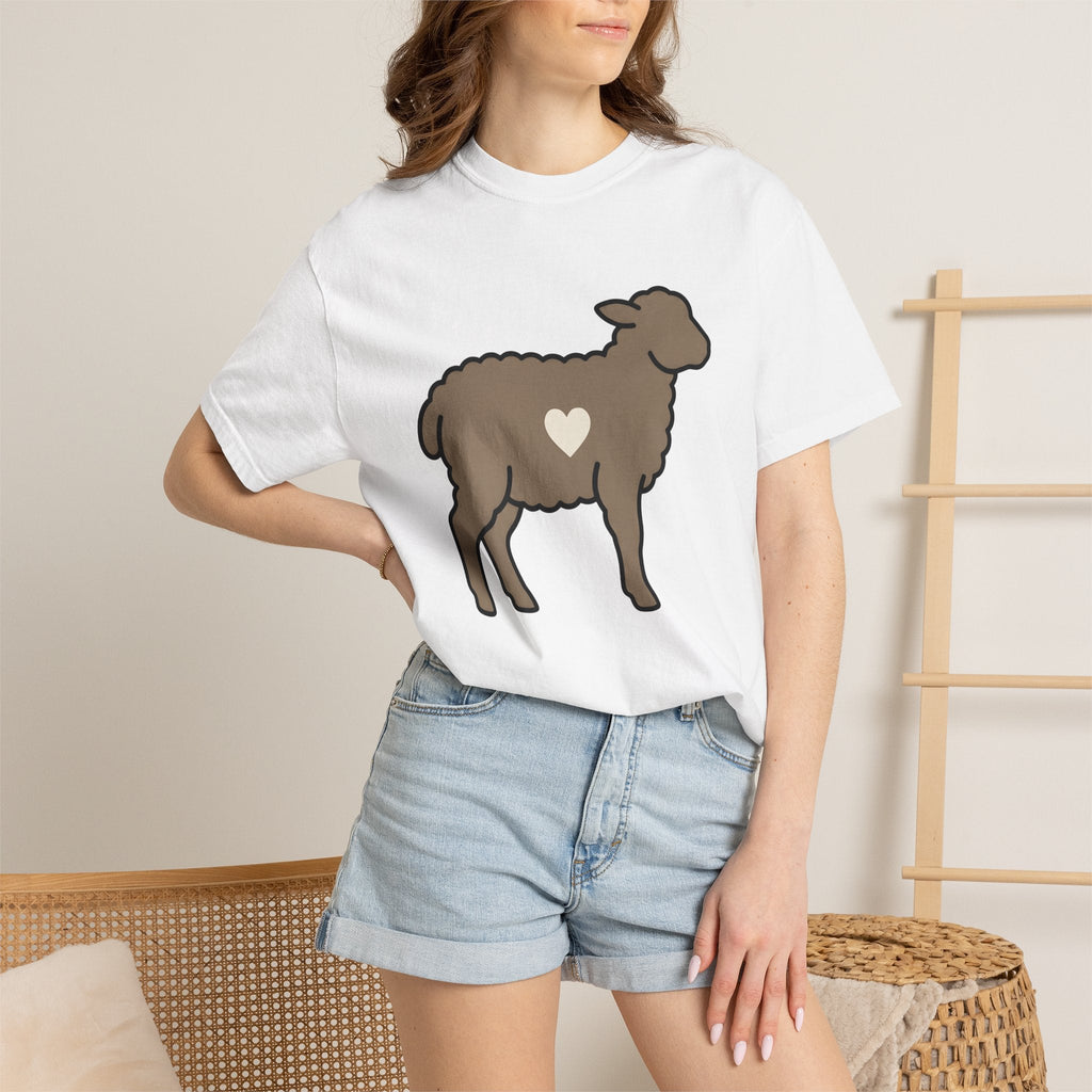 Lamb Shirt Easter Creatures Unisex Gift Sweet Tee Sheep product image 6