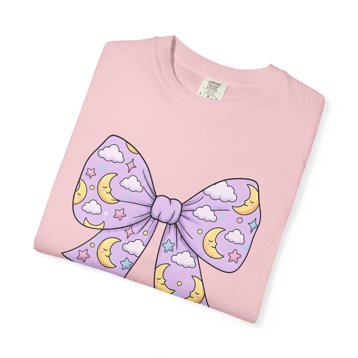 Night Bow Shirt Celestial Sweet Unisex Gift Hand Drawn Tee product image 11