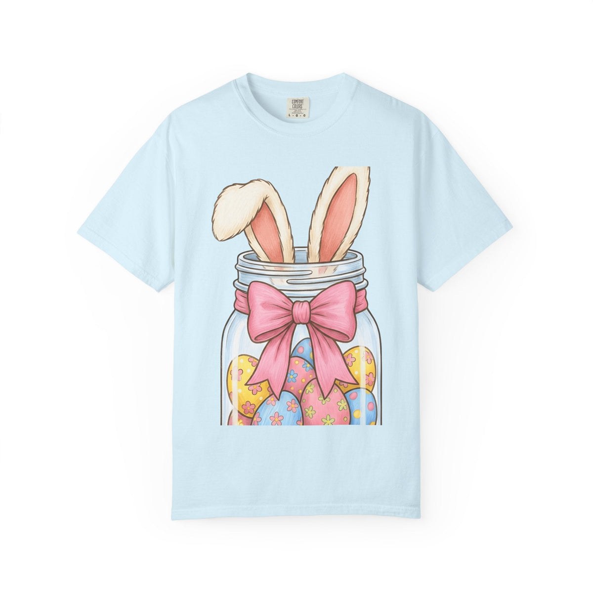 Rabbit Ears Jar Shirt Easter Flowers Unisex Gift Adorable product image 2