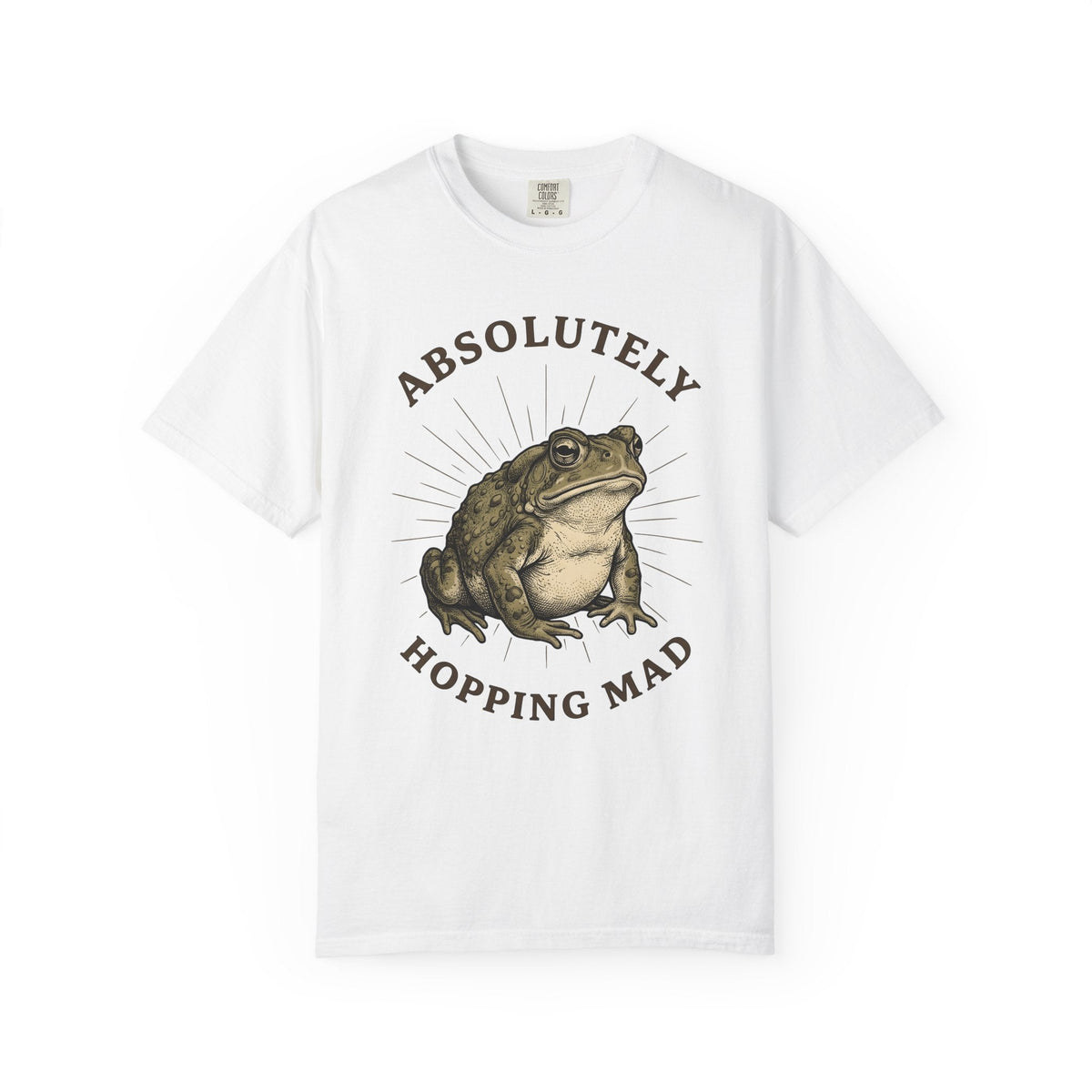Toad Drawing Shirt Easter Creature Gift Women Distressed product image 1