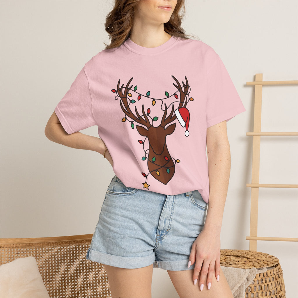 Stag Face Doodle T-Shirt – Christmas Deer Wildlife Lover product image 12