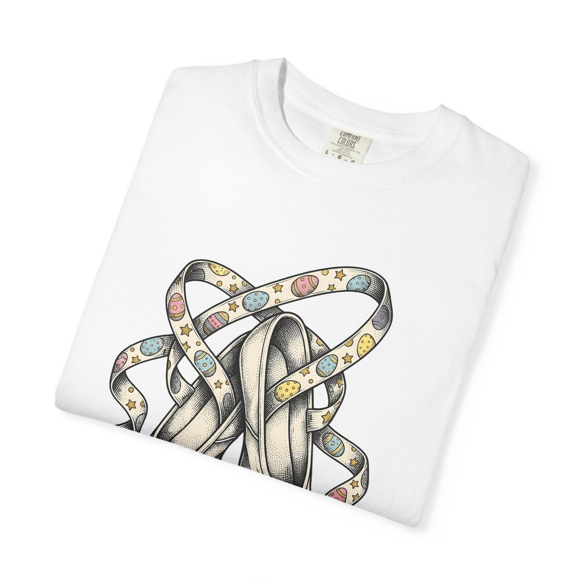 Ballet Flats Shirt Easter Recital Unisex Gift Cartoon Tee Dance Shoes T-Shirt