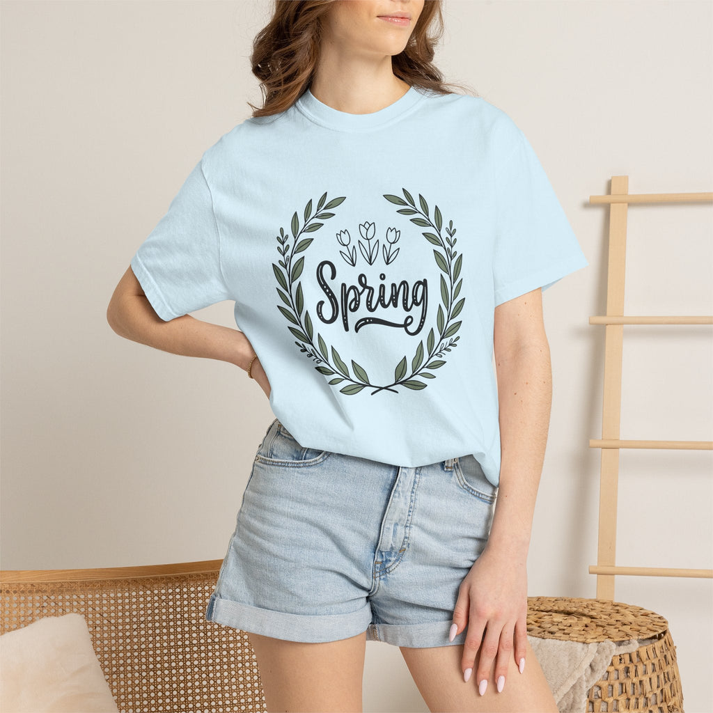 Flower Circle Shirt Spring Garden Unisex Gift Rustic Tee product image 9