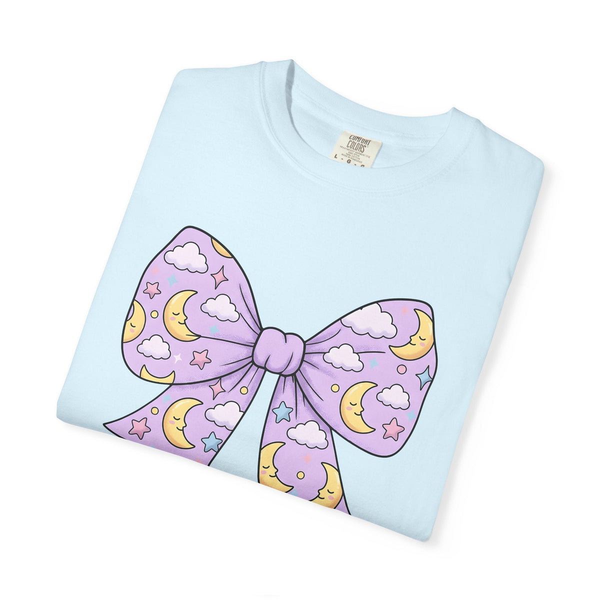 Night Bow Shirt Celestial Sweet Unisex Gift Hand Drawn Tee product image 8