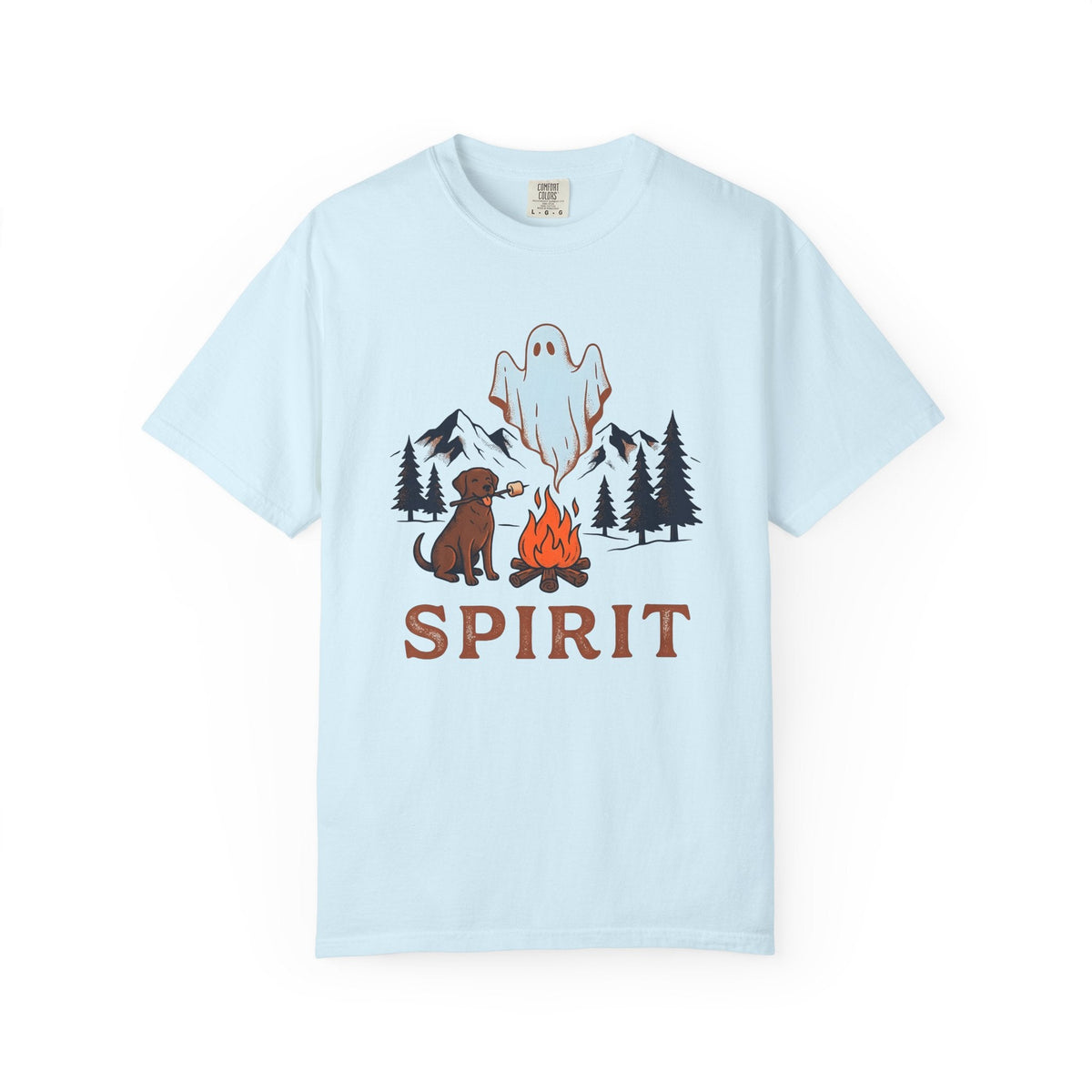 Outdoor Dog Shirt Backpacking Unisex Gift Sketch Tee Canine product image 2