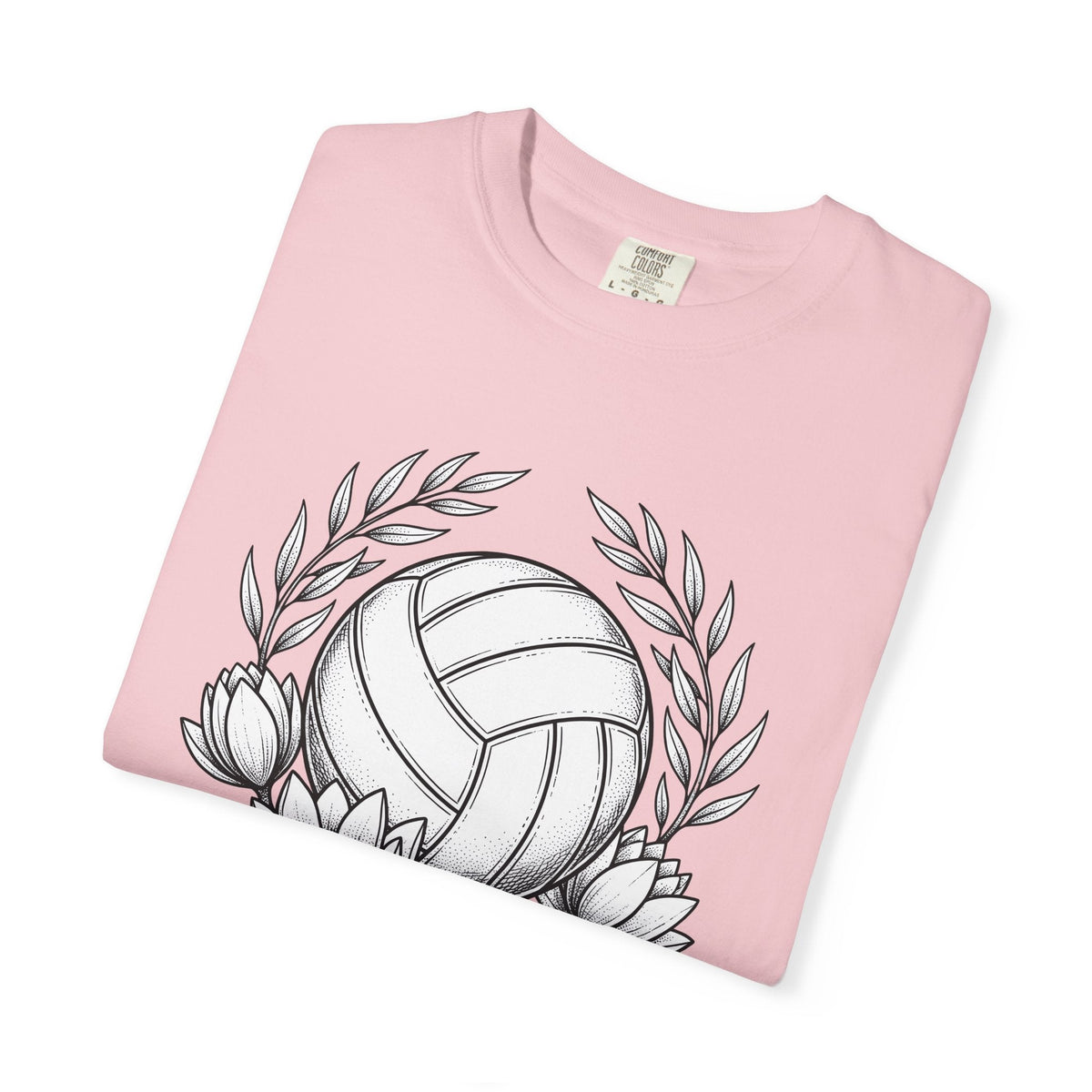 Volleyball Bloom Shirt Petal Gift Women Outline Tee T-Shirt product image 11