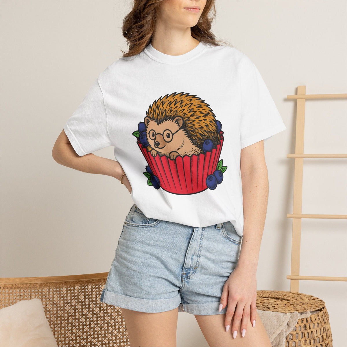 Spiny Cupcake Shirt Desserts Creatures Unisex Gift Sweet product image 6