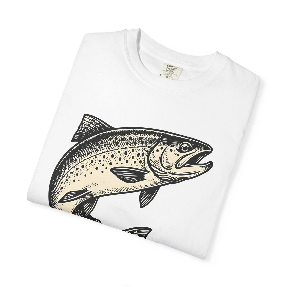 Brown Trout Shirt Fishing Nature Unisex Gift Old School Tee product image 5