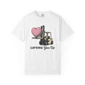 Forklift Love Shirt Valentines Day Romance Unisex Gift product image 1