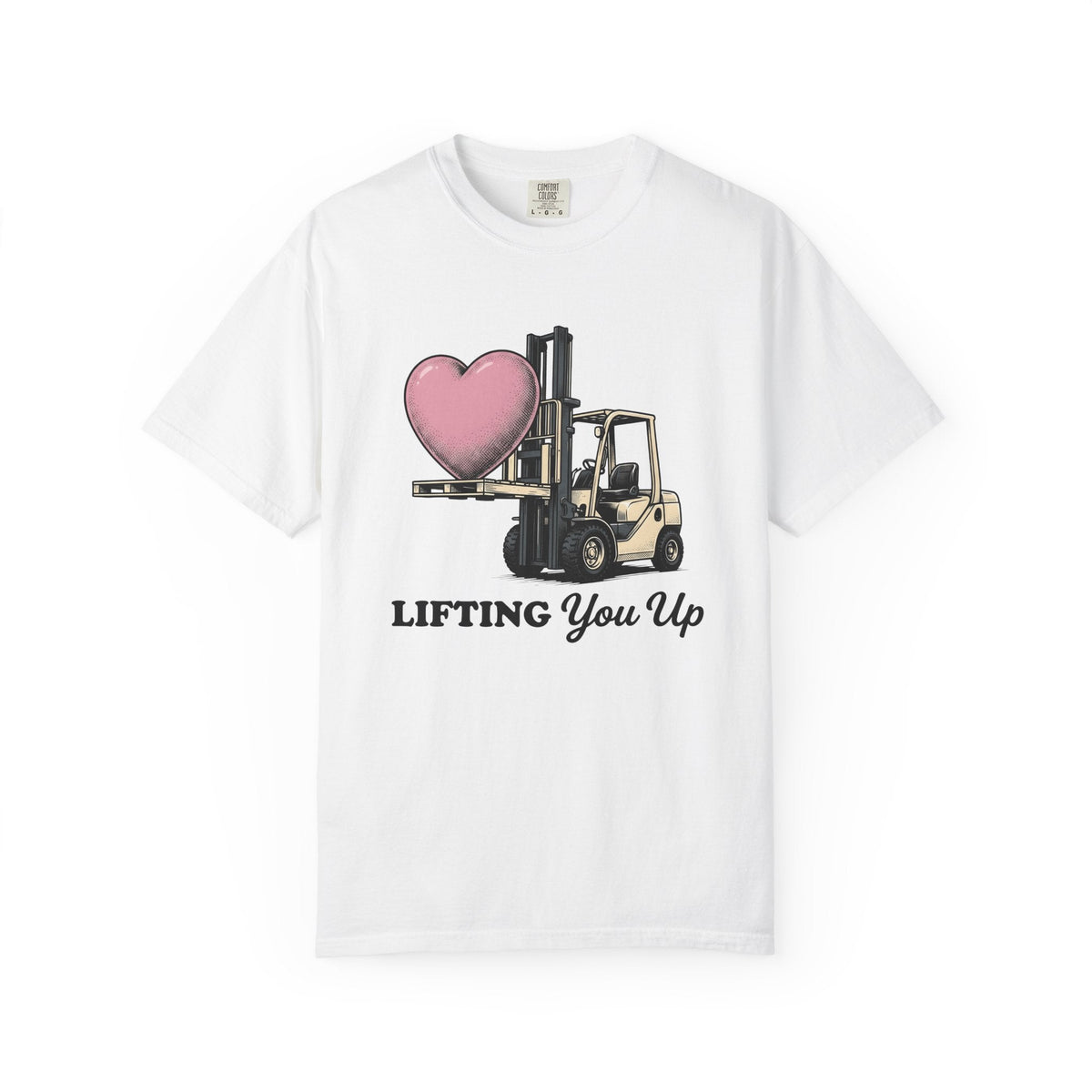 Forklift Love Shirt Valentines Day Romance Unisex Gift product image 1