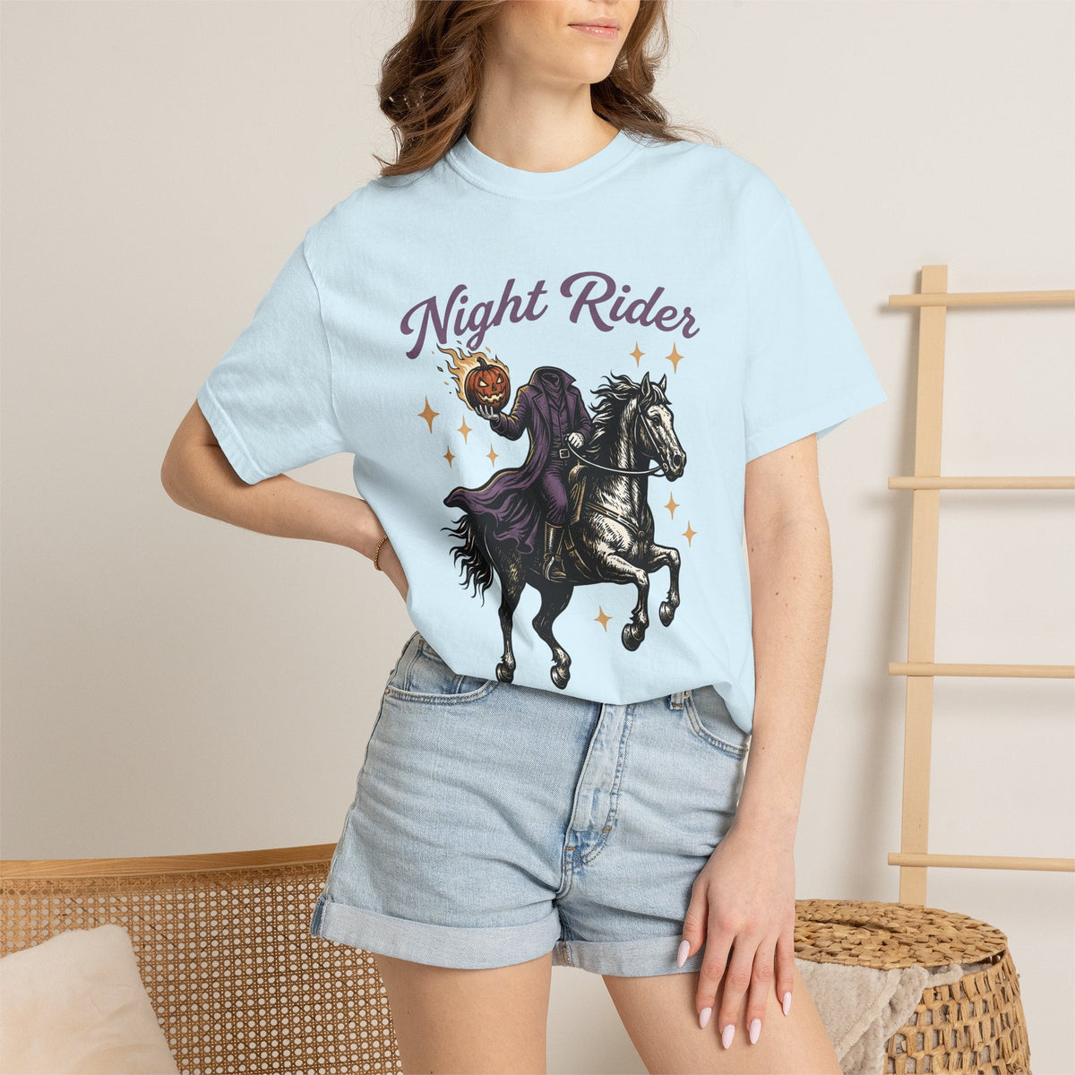 Headless Horseman Shirt Halloween Dark Unisex Gift Antique product image 10