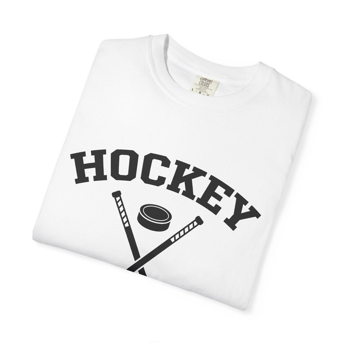 Hockey Sticks Puck Shirt Sport Gift Women Thick Tee Gear product image 5