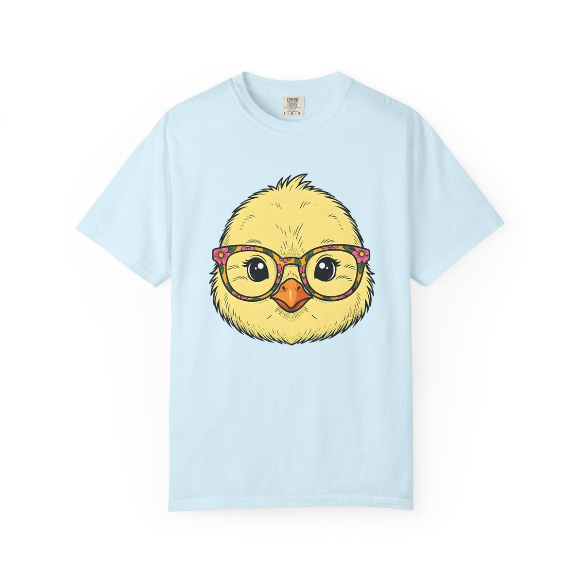 Chick Face Shirt Easter Animal Gift for Women Cartoon Tee product image 2