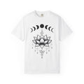 Lotus Flower Shirt Boho Chic Spiritual Unisex Gift Line Art product image 1