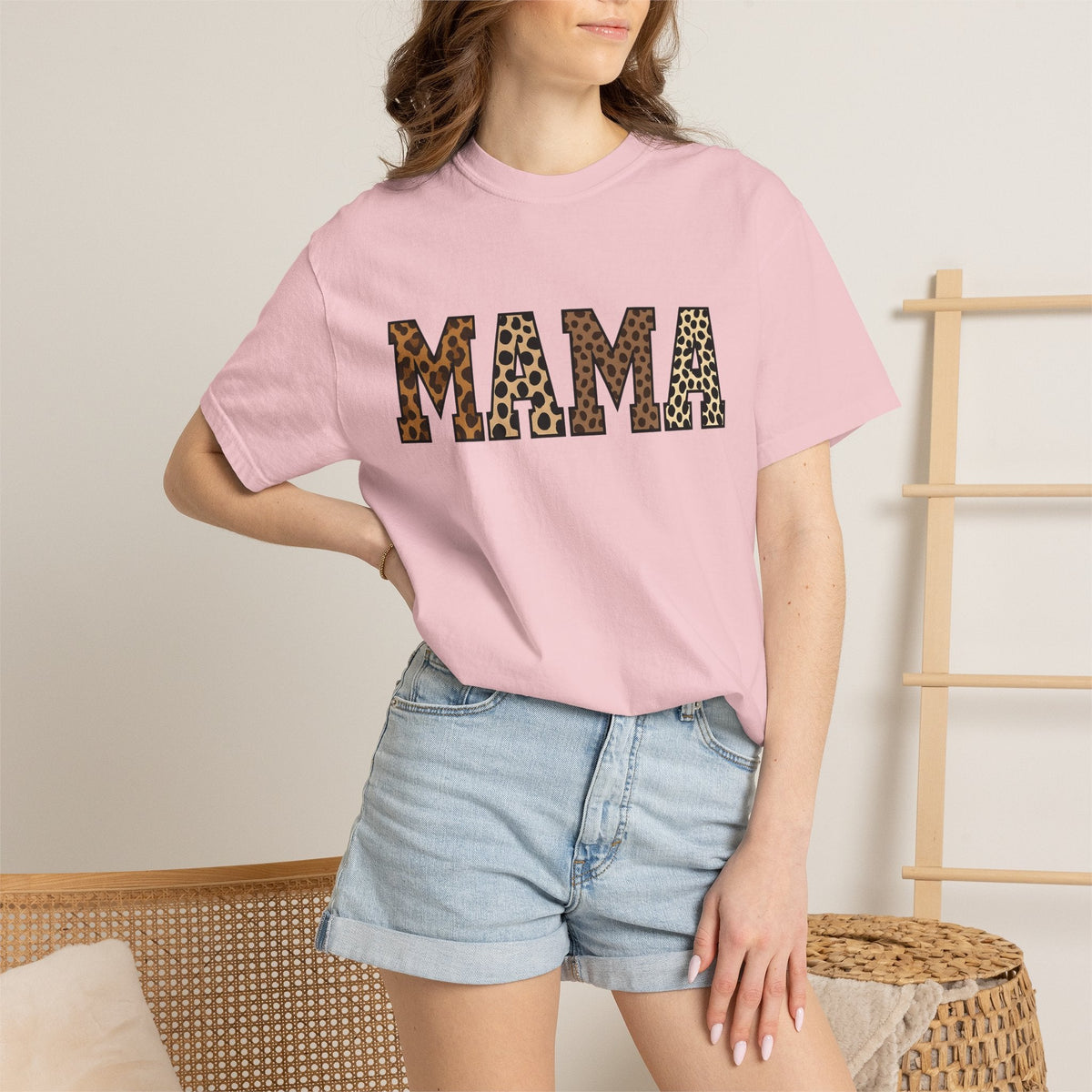 Spotted Print Letters Shirt Moms Critters Gift for Women product image 12