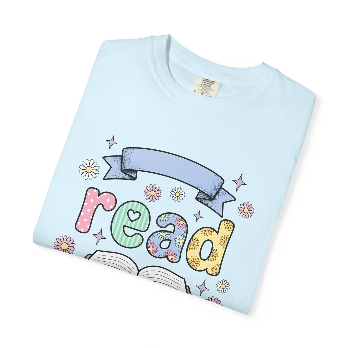 Open Book Shirt Teacher Reading Gift Women Cute Tee Booklet product image 8